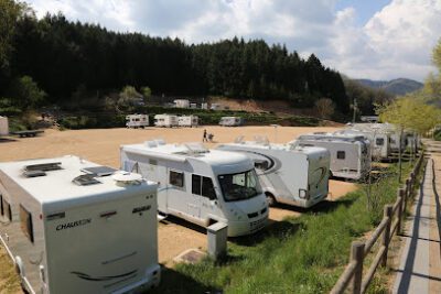 Aparcament autocaravanes Sant Hilari Sacalm en Sant Hilari Sacalm (Girona)