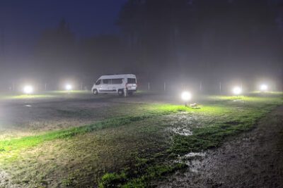 Area de Autocaravanas Cotelas en Piñor (Ourense)
