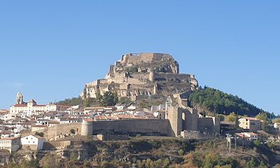 Área de autocaravanas de Castillo Morella en Morella (Castellón)