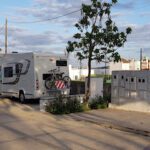 Area de autocaravanas municipal en La Puebla de los Infantes (Sevilla)