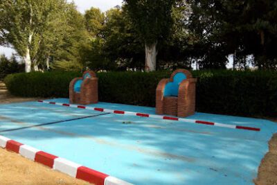 Área de caravanas en Acedera (Badajoz)