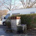 Àrea d´autocaravanes en Vilafranca del Penedès (Barcelona)
