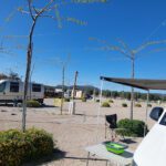 Àrea d´autocaravanes La Campaneta en Benissanet (Tarragona)