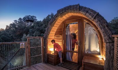 Cabañas en los árboles Monte Holiday Ecoturismo en Gargantilla del Lozoya (Madrid)