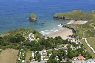 Camping Playa de Troenzo en Celorio (Asturias)