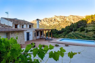 Casa rural ca´s pelut en Tárbena (Alicante)