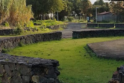 Embalse de la laguna camping en Lomo Romero (Santa Cruz de Tenerife)