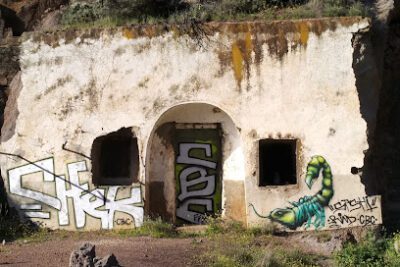 Zona de acampada - El Corral de los Juncos en Tejeda (Las Palmas)