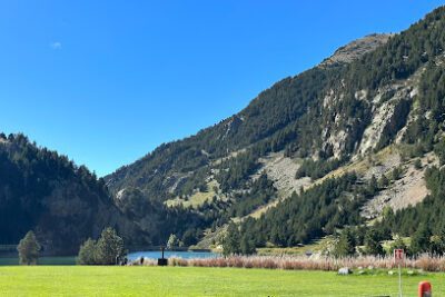 Zona de acampada en Nuria (Girona)