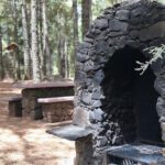 Zona de acampada Llanos de la Pez en Tejeda (Las Palmas)