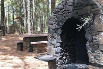 Zona de acampada Llanos de la Pez en Tejeda (Las Palmas)