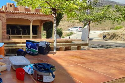 Zona de acampada de Relleu en Relleu (Alicante)