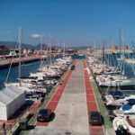 Zona d´autocaravanes en El Grao de Castellón (Castellón)
